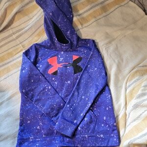 Youth XL under Armour purple hoodie